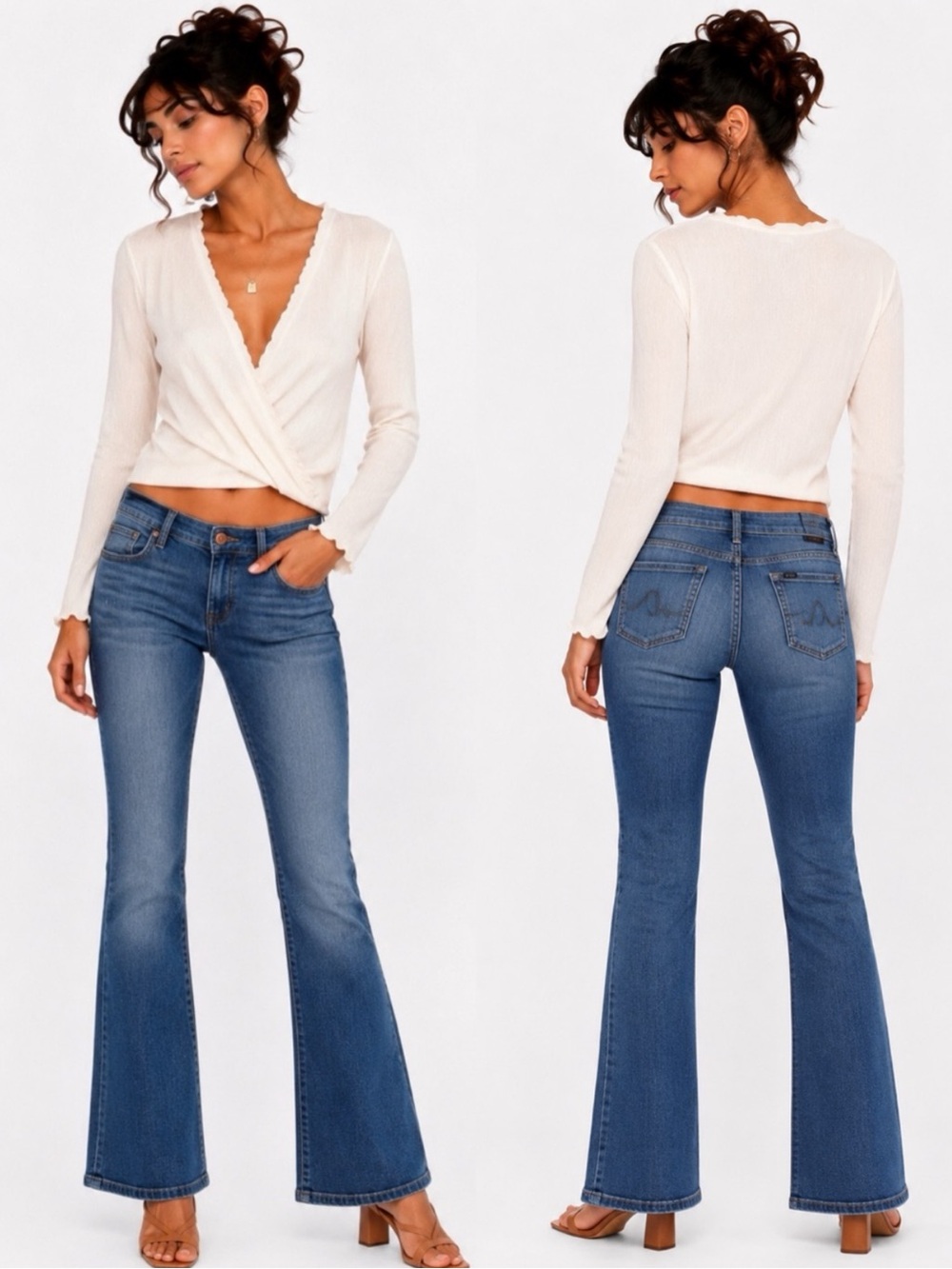 Citizens of Humanity Women’s Low Waist Flair Jeans Ingrid #002‎ Y2K Flare